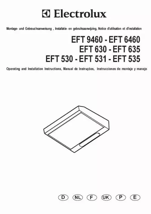 Mode d'emploi AEG-ELECTROLUX EFT630W-GB