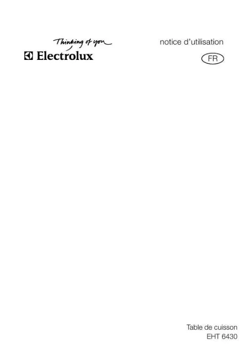 Mode d'emploi AEG-ELECTROLUX EHT6430P