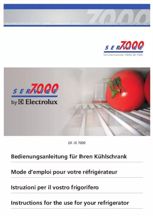Mode d'emploi AEG-ELECTROLUX EK107000LISW