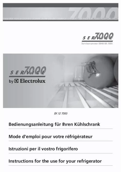 Mode d'emploi AEG-ELECTROLUX EK127000LISW