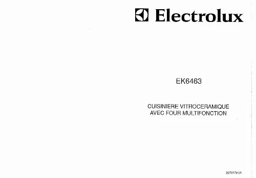 Mode d'emploi AEG-ELECTROLUX EK6463/1
