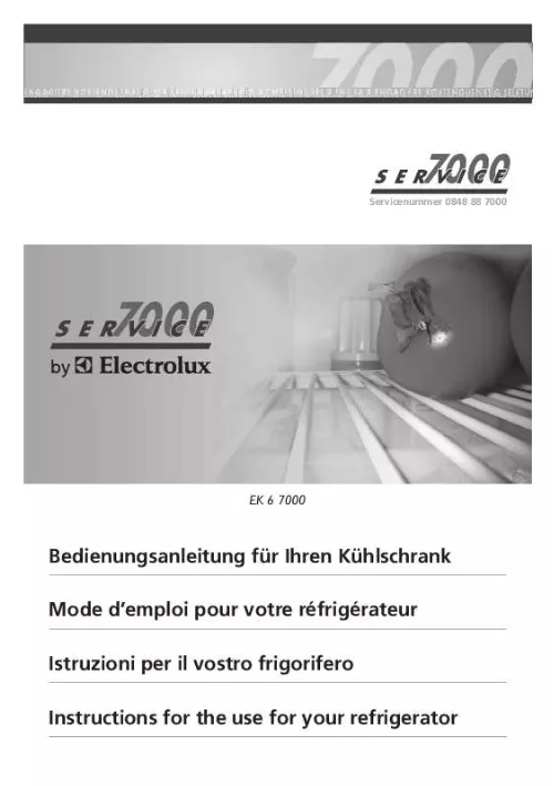 Mode d'emploi AEG-ELECTROLUX EK67000LIWE