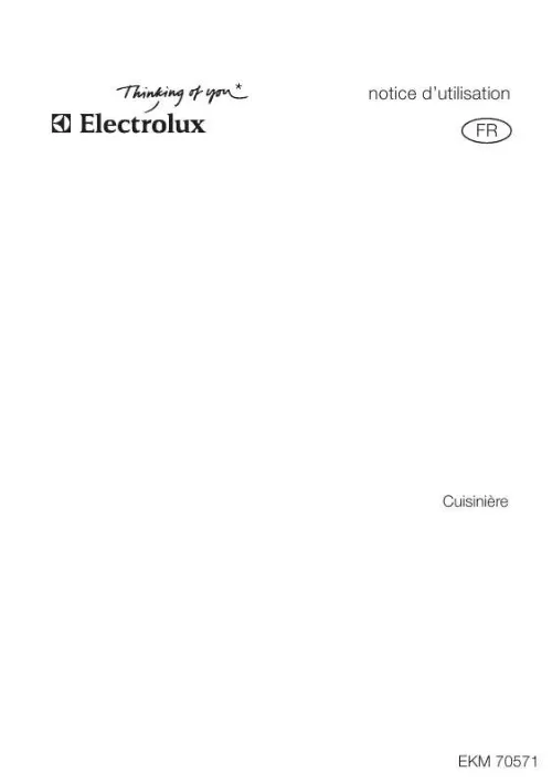 Mode d'emploi AEG-ELECTROLUX EKM70571X