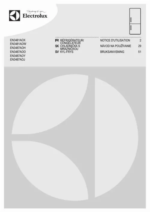 Mode d'emploi AEG-ELECTROLUX EN3481AOW