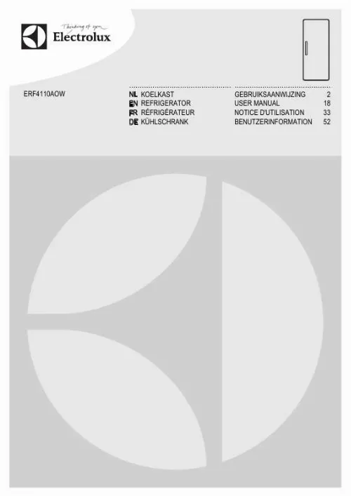 Mode d'emploi AEG-ELECTROLUX ERF4110AOW