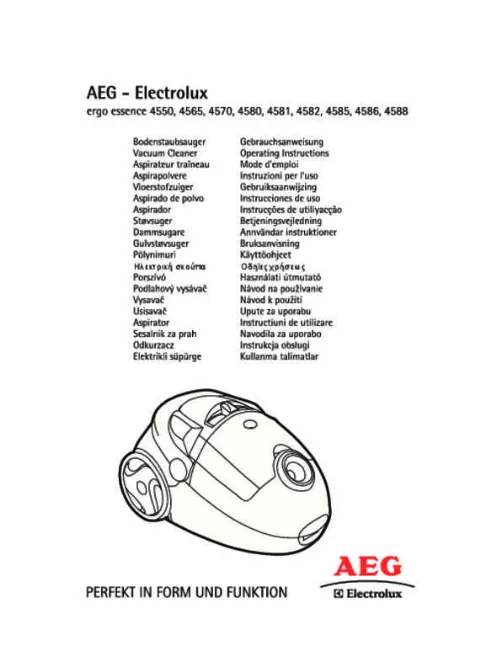 Mode d'emploi AEG-ELECTROLUX ERGO ESSENCE