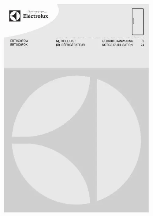 Mode d'emploi AEG-ELECTROLUX ERT1500FOW