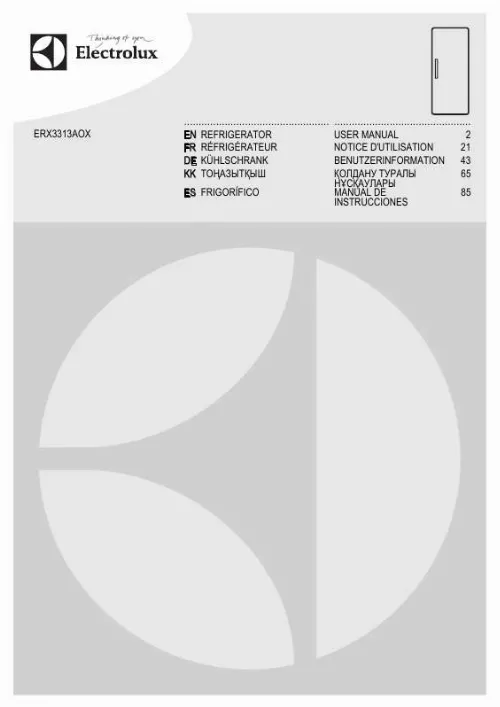 Mode d'emploi AEG-ELECTROLUX ERX3313AOX