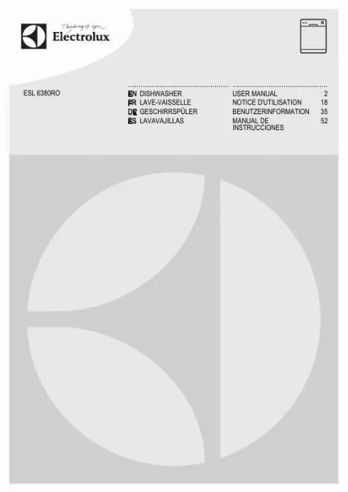 Mode d'emploi AEG-ELECTROLUX ESL6380RO