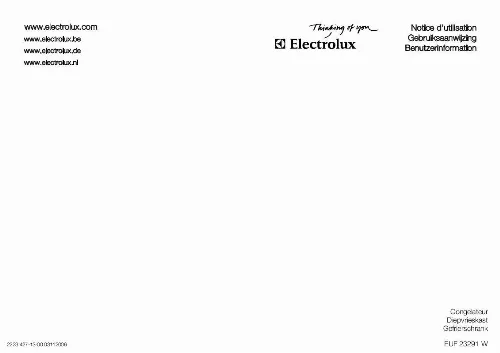 Mode d'emploi AEG-ELECTROLUX EUF23291W