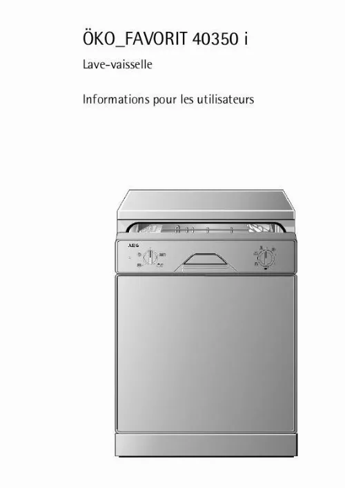 Mode d'emploi AEG-ELECTROLUX FAV40350IW