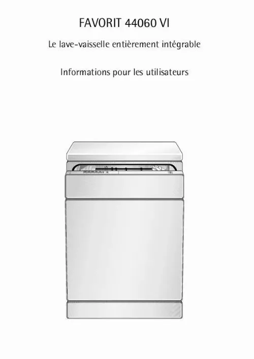 Mode d'emploi AEG-ELECTROLUX FAV44060VI