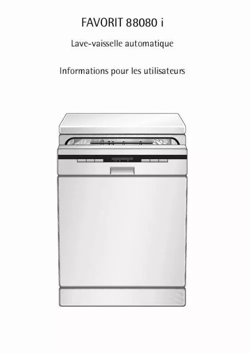 Mode d'emploi AEG-ELECTROLUX FAV88080IW