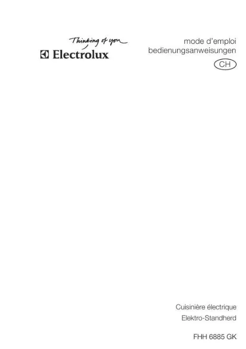 Mode d'emploi AEG-ELECTROLUX FHH6885GK