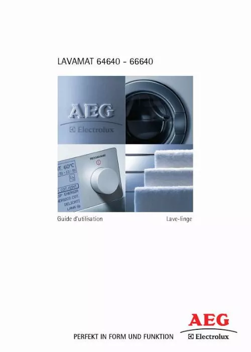 Mode d'emploi AEG-ELECTROLUX L64640