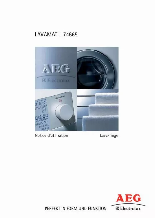 Mode d'emploi AEG-ELECTROLUX L74665