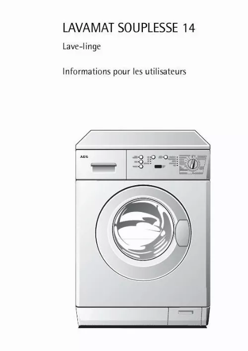 Mode d'emploi AEG-ELECTROLUX LAV64730-W