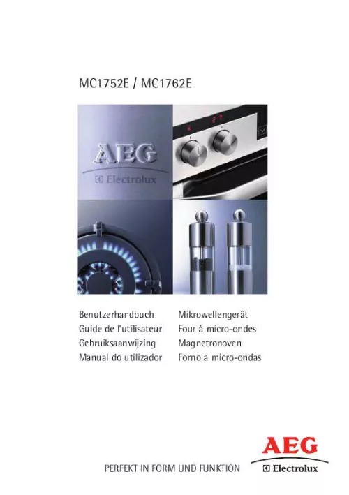Mode d'emploi AEG-ELECTROLUX MC1762E