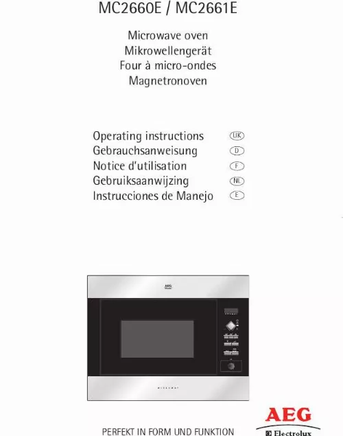 Mode d'emploi AEG-ELECTROLUX MC2661EB