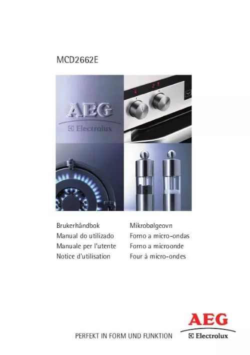 Mode d'emploi AEG-ELECTROLUX MCD 2662 EB