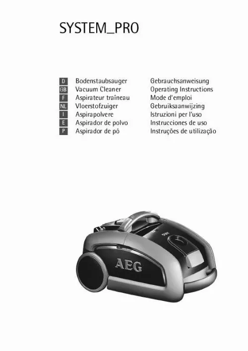 Mode d'emploi AEG-ELECTROLUX P5IRAN