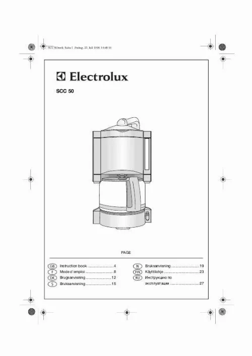 Mode d'emploi AEG-ELECTROLUX SCC50