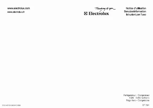 Mode d'emploi AEG-ELECTROLUX ST291
