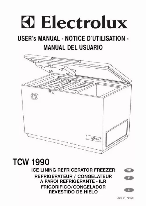 Mode d'emploi AEG-ELECTROLUX TCW1990