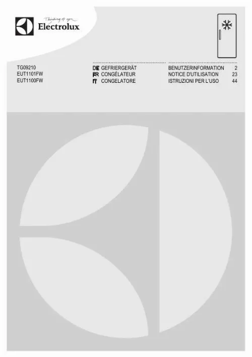 Mode d'emploi AEG-ELECTROLUX TG09210