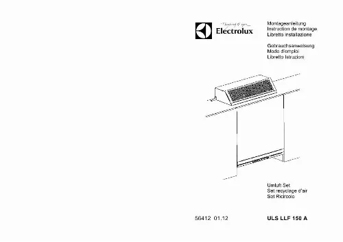 Mode d'emploi AEG-ELECTROLUX ULSLLF150A