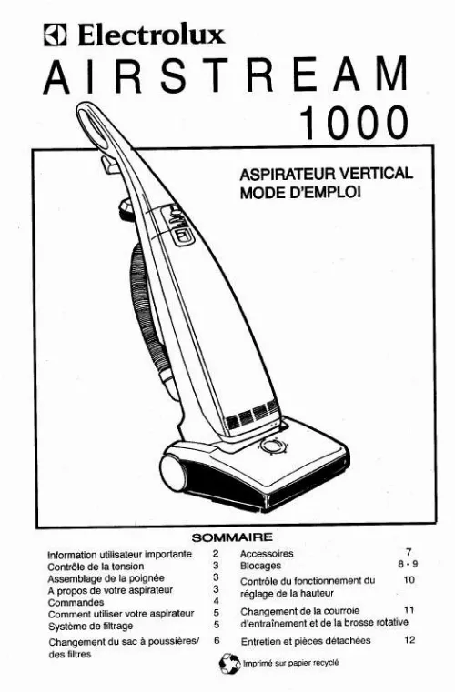 Mode d'emploi AEG-ELECTROLUX Z1530