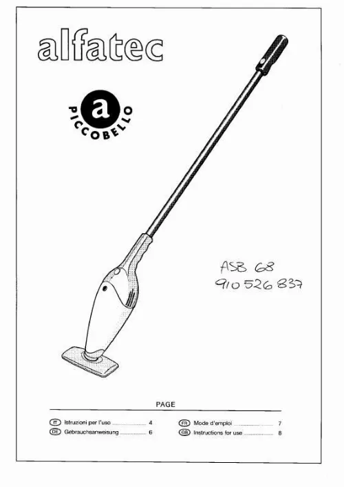 Mode d'emploi AEG-ELECTROLUX ZB268