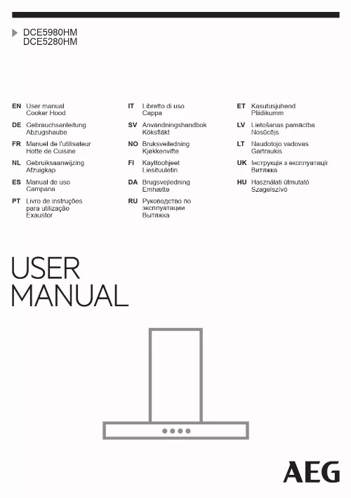 Mode d'emploi AEG DCE5980HM