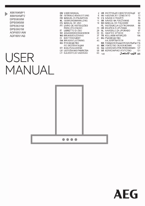 Mode d'emploi AEG DPB3931M