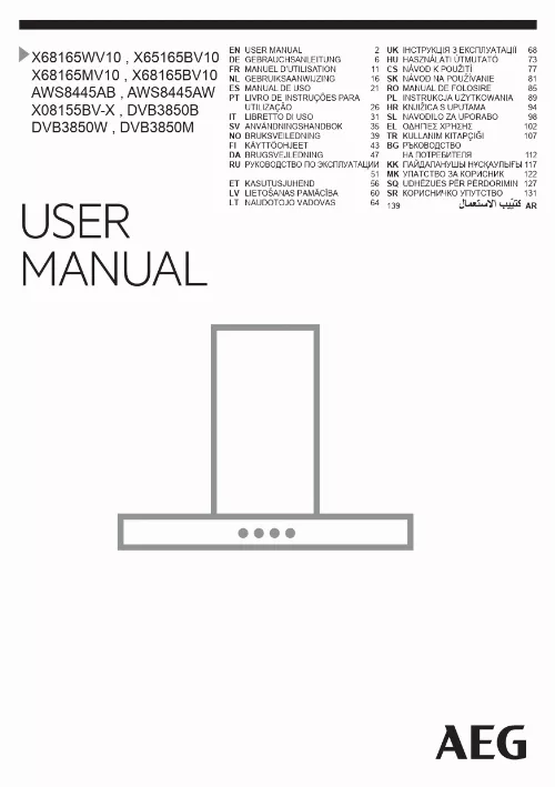 Mode d'emploi AEG DVB3850B