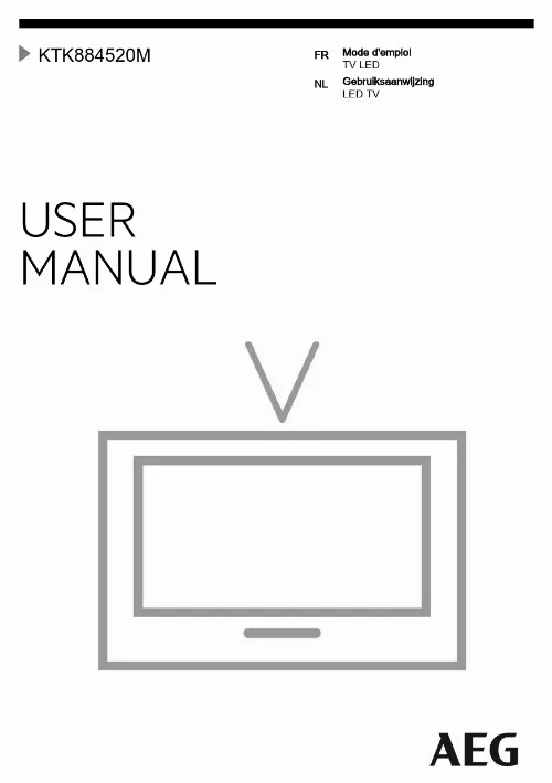 Mode d'emploi AEG KTK884520M