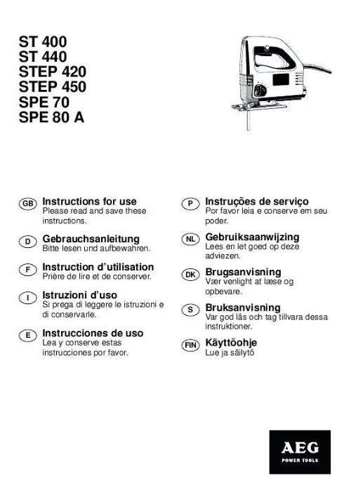 Mode d'emploi AEG ST 440