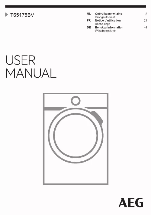 Mode d'emploi AEG T65175BV