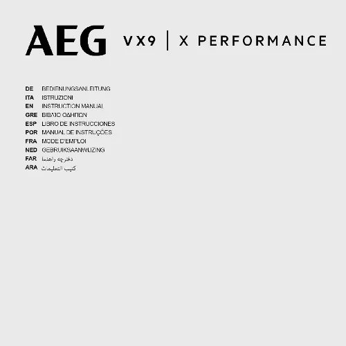 Mode d'emploi AEG VX9-2-ÖKO