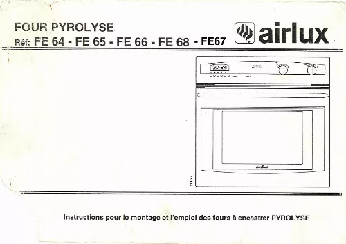 Mode d'emploi AIRLUX FE 64