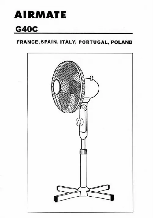 Mode d'emploi AIRMATE G40C