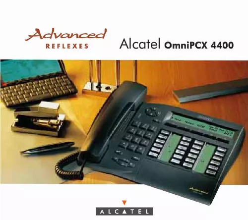 Mode d'emploi ALCATEL OMNIPCX 4400