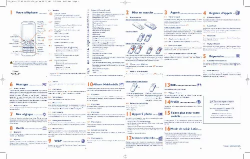 Mode d'emploi ALCATEL OT-600