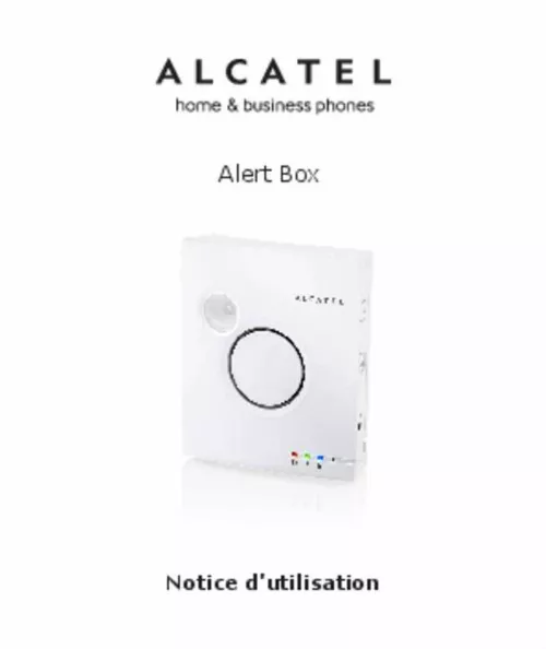 Mode d'emploi ALCATEL PHONE ALERT INCENDIE ES