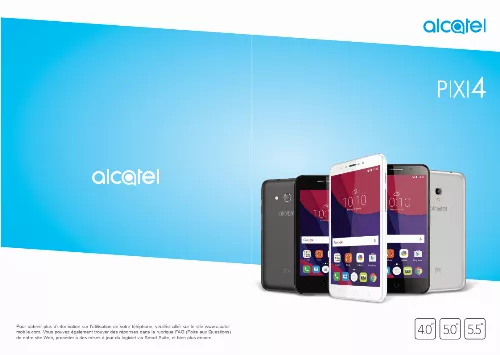 Mode d'emploi ALCATEL PIXI 4