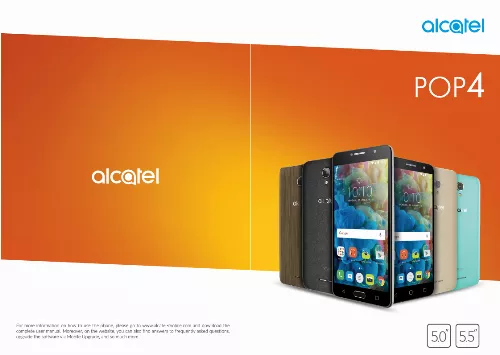 Mode d'emploi ALCATEL POP 4 PLUS