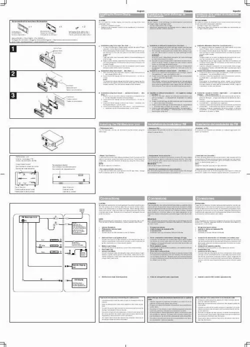 Mode d'emploi ALPINE CRM-1652RF