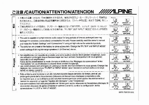 Mode d'emploi ALPINE MRV-T757