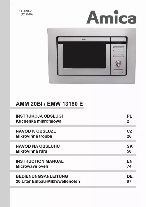 Mode d'emploi AMICA AMM20BI/EMW13180E