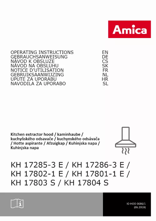 Mode d'emploi AMICA KH 17286-3 E